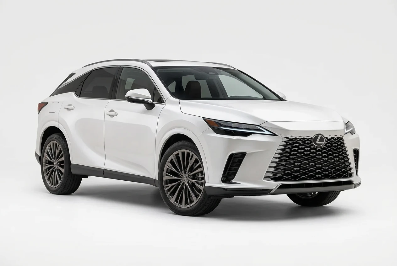 Lexus RX on a white background