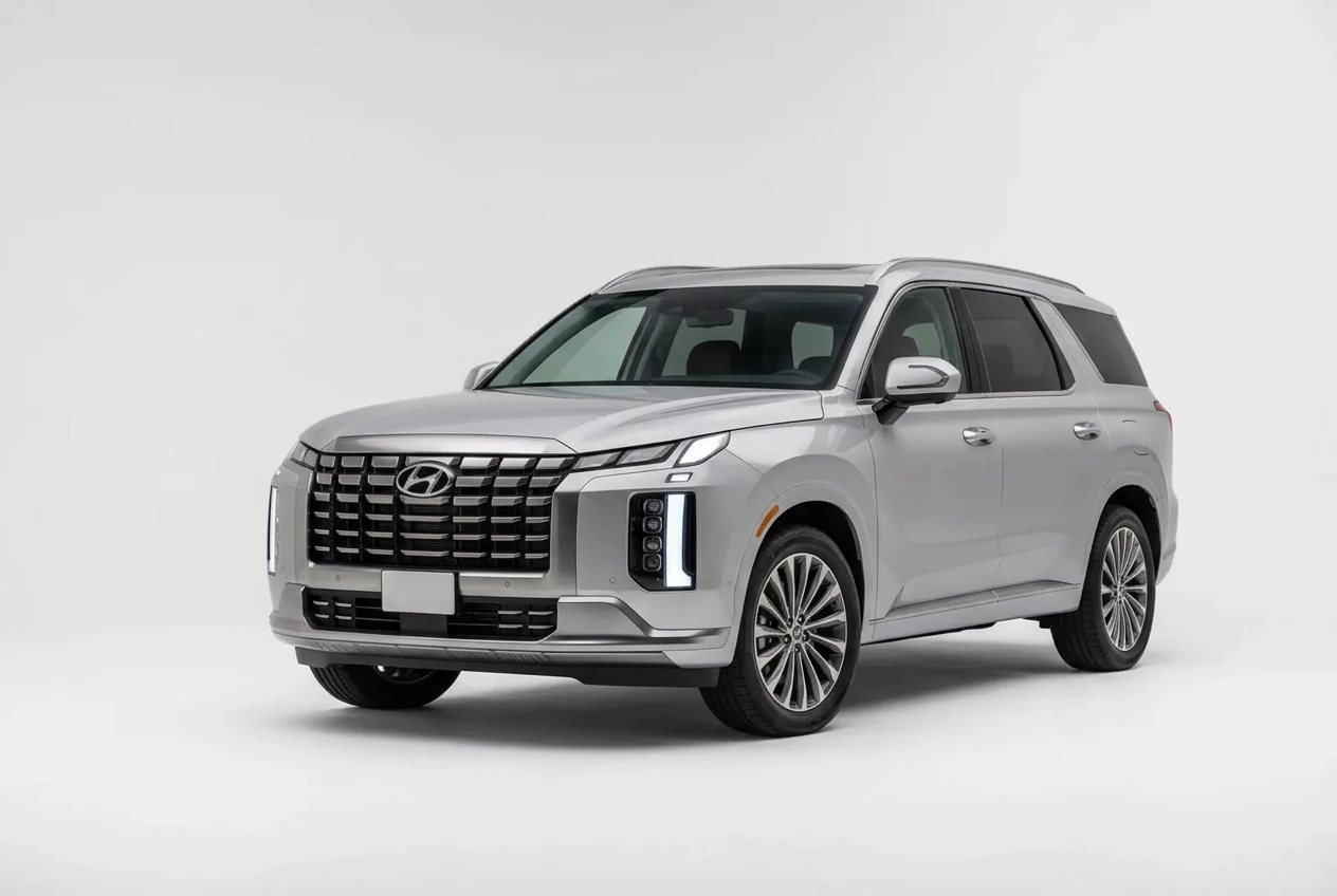 Hyundai Palisade on a white background