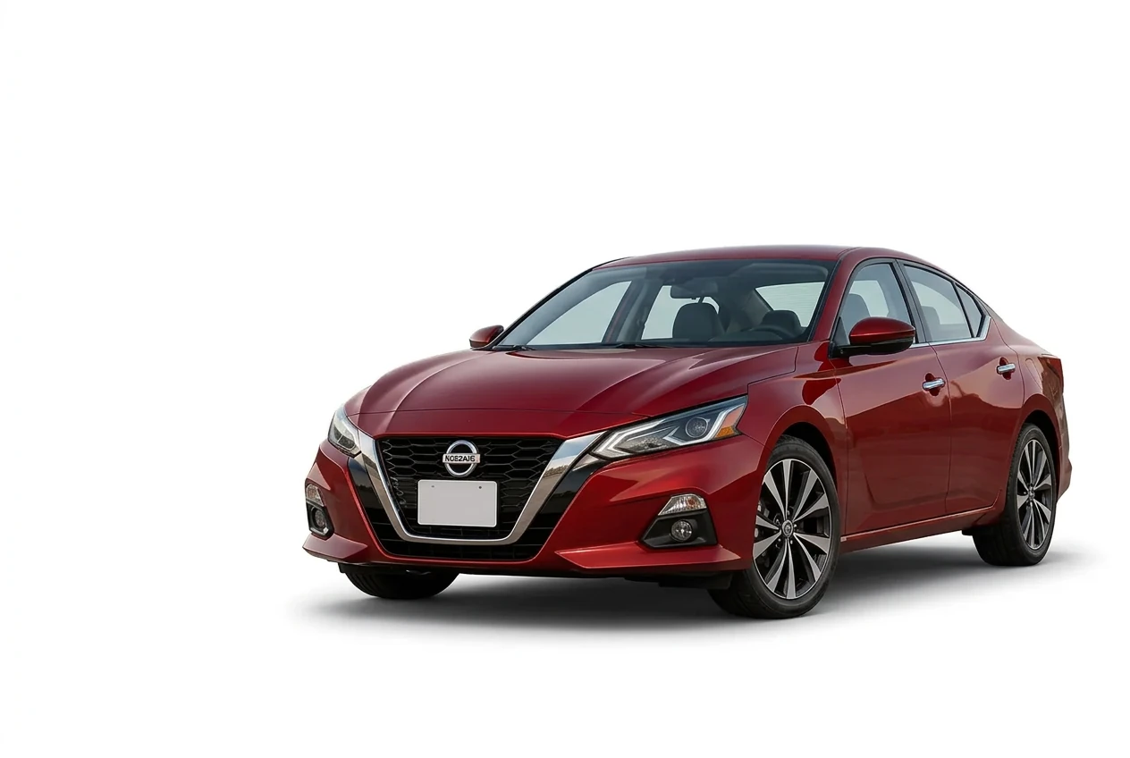Nissan Altima on a white background