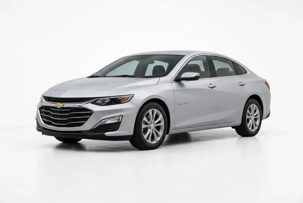 Chevrolet Malibu on a white background