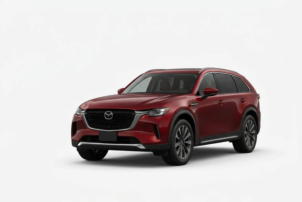Mazda CX-90 on a white background
