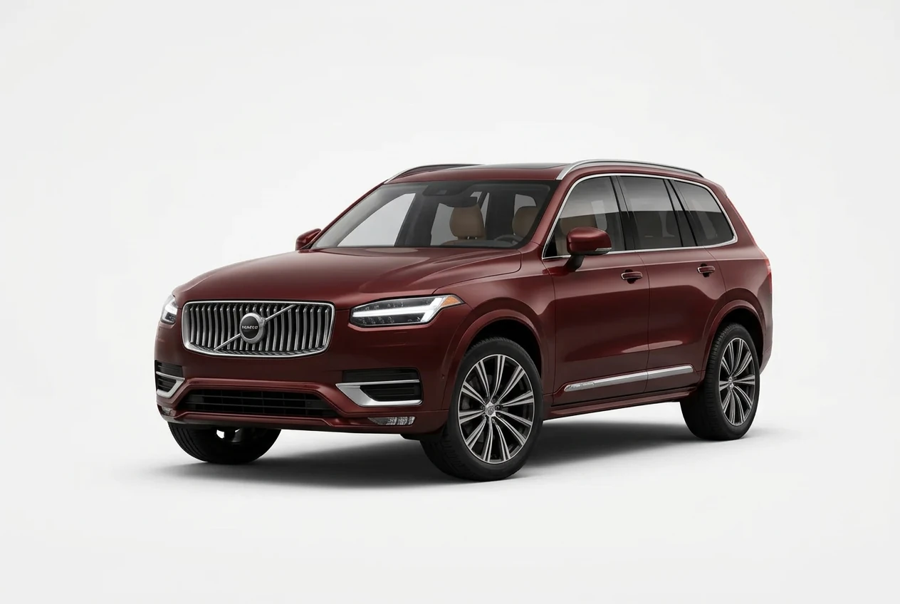 Volvo XC90 on a white background