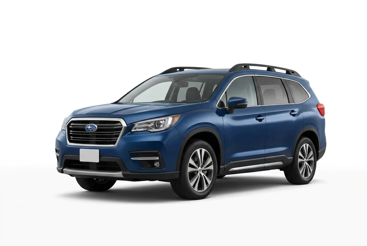 Subaru Ascent on a white background