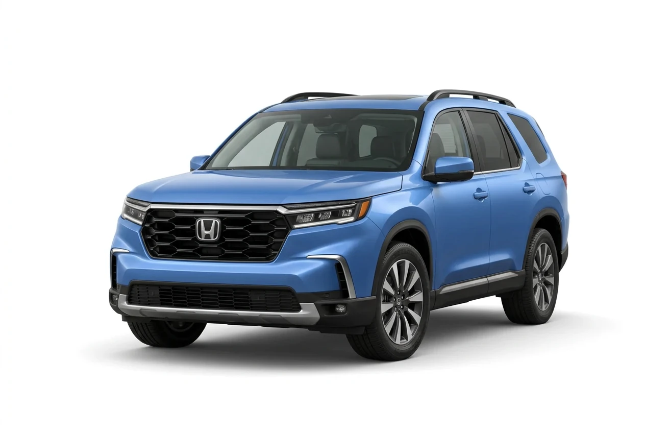 Honda Pilot on a white background