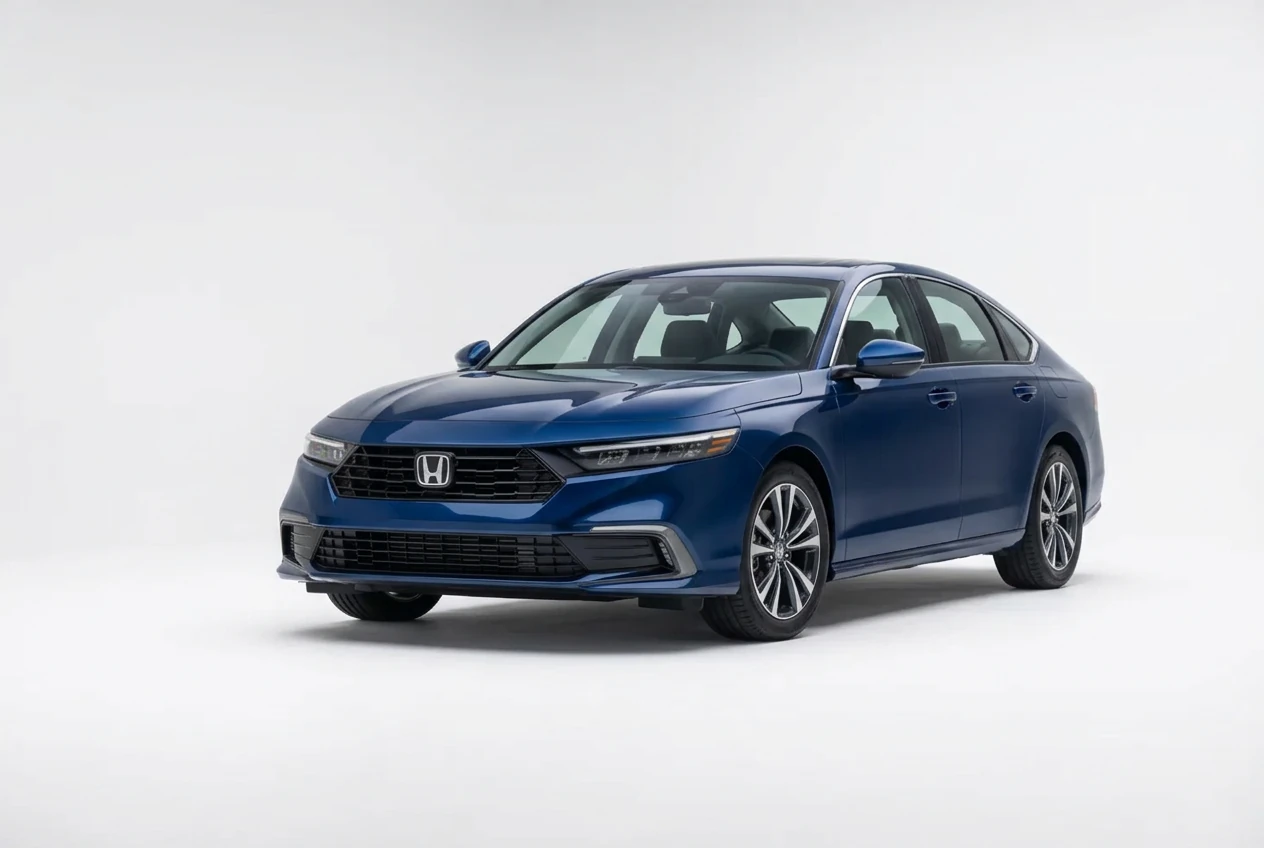 Honda Accord on a white background