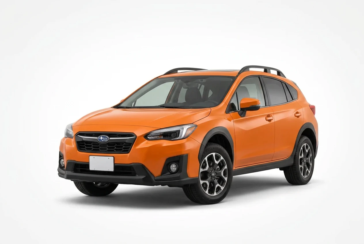 Subaru Crosstrek on a white background