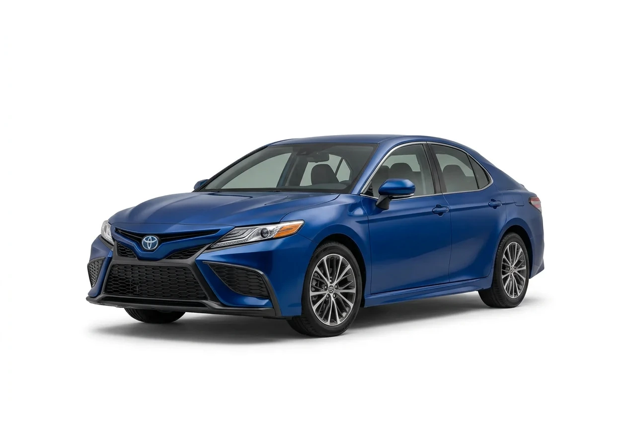Toyota Camry on a white background