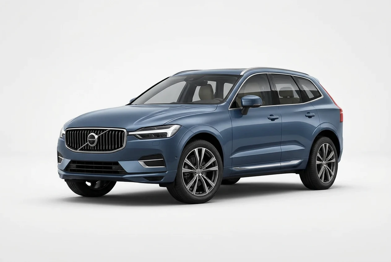 Volvo XC60 on a white background