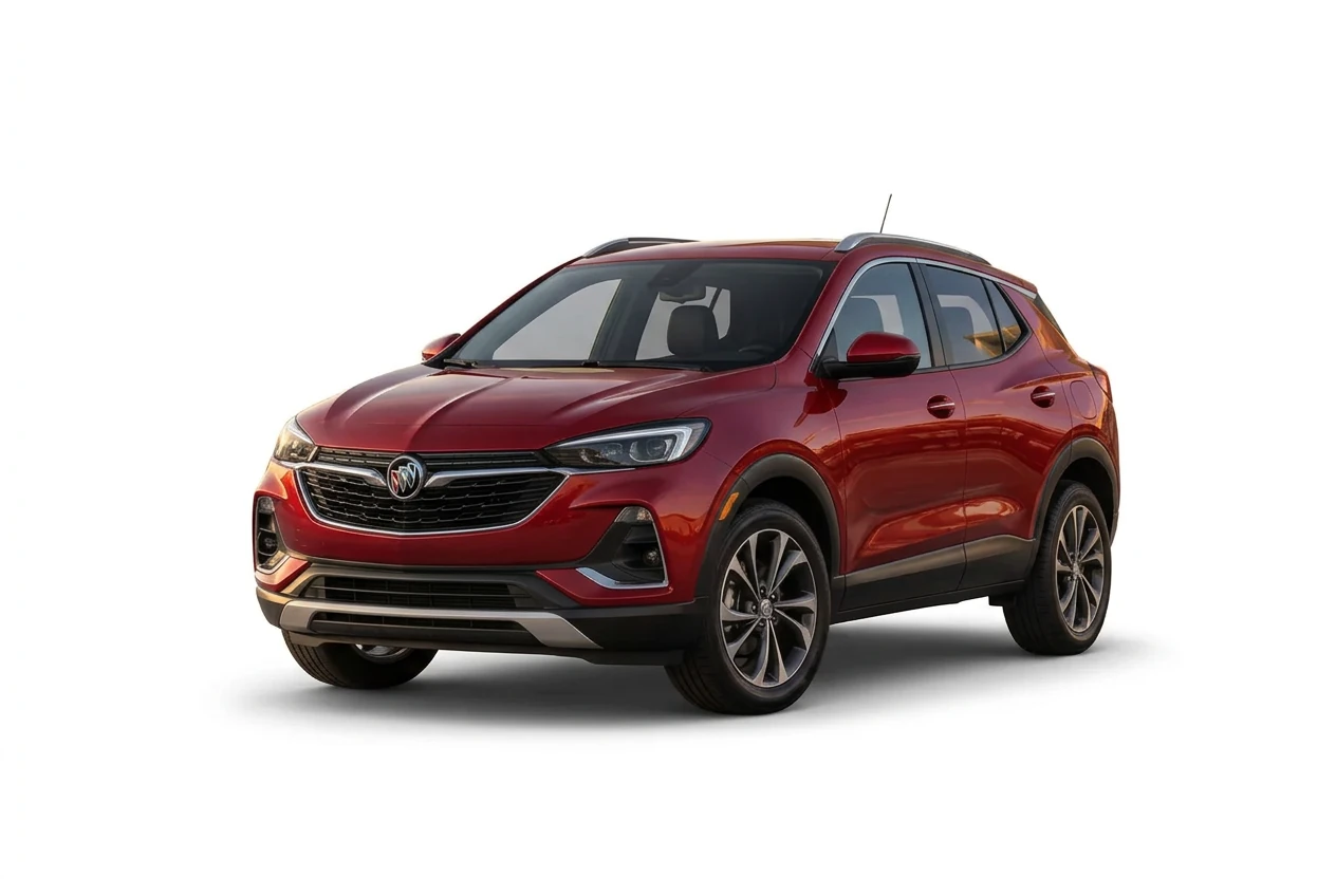 Buick Encore on a white background