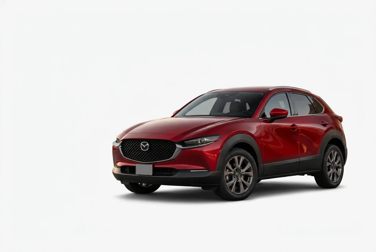 Mazda CX-30 on a white background