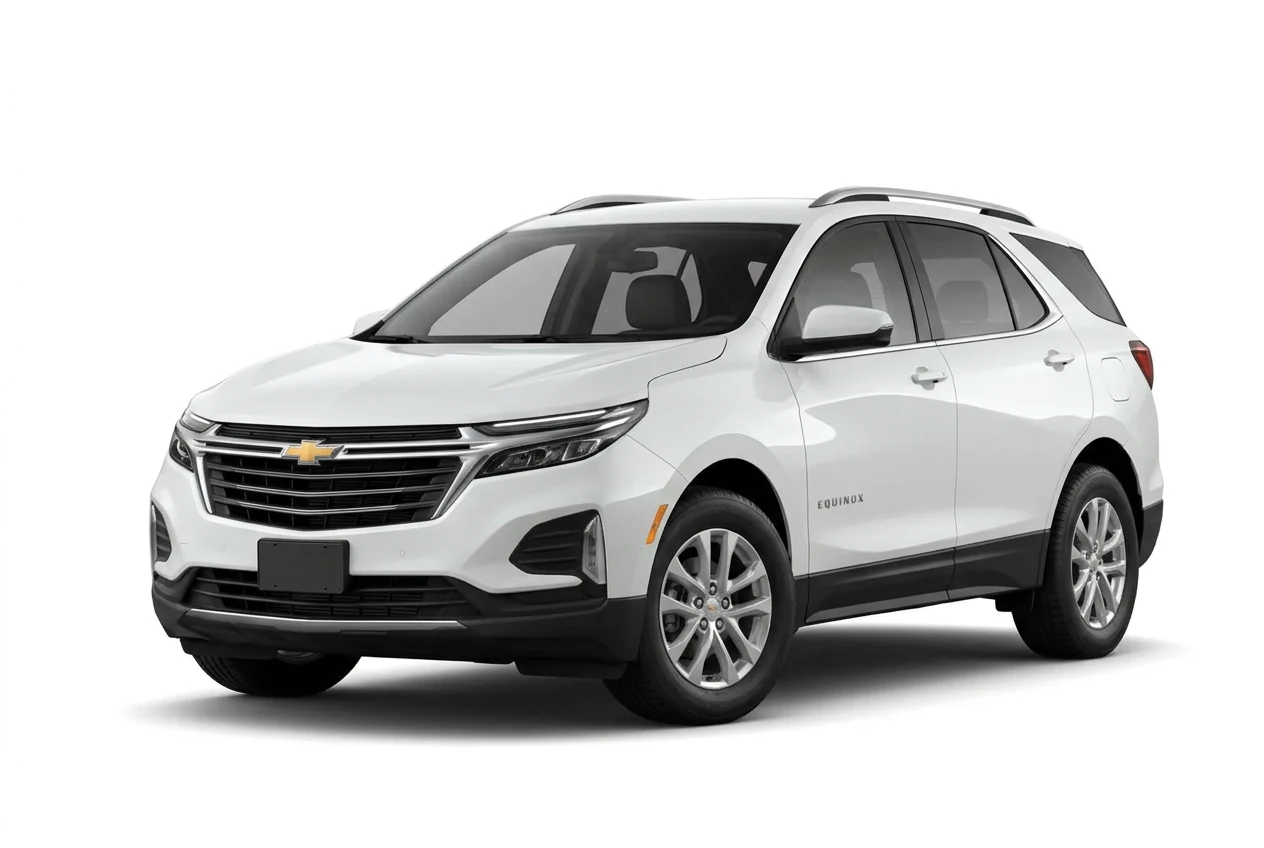 Chevrolet Equinox on a white background