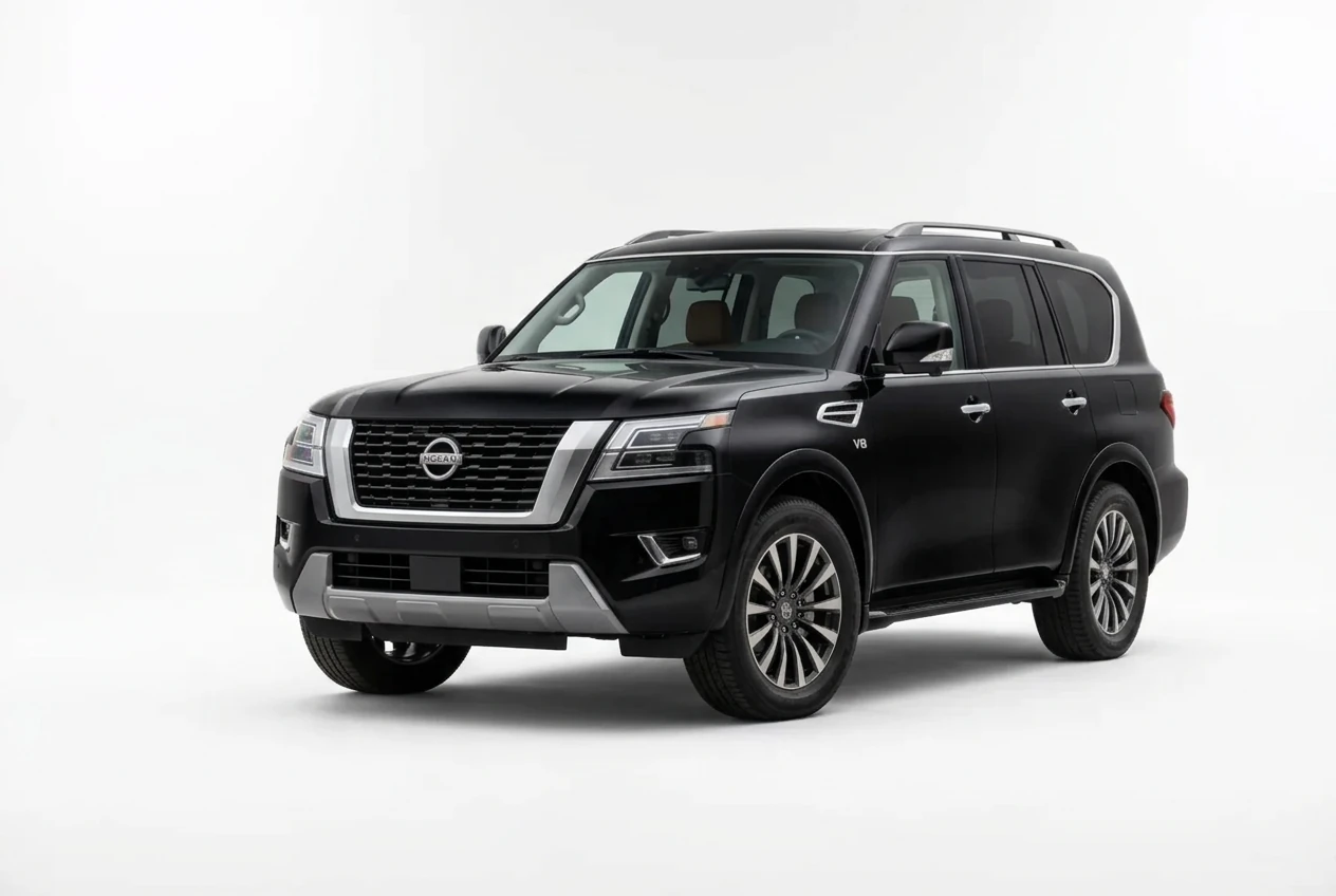 Nissan Armada on a white background