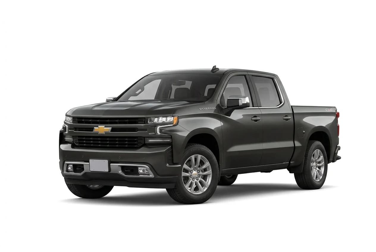 Chevrolet Silverado 1500 on a white background