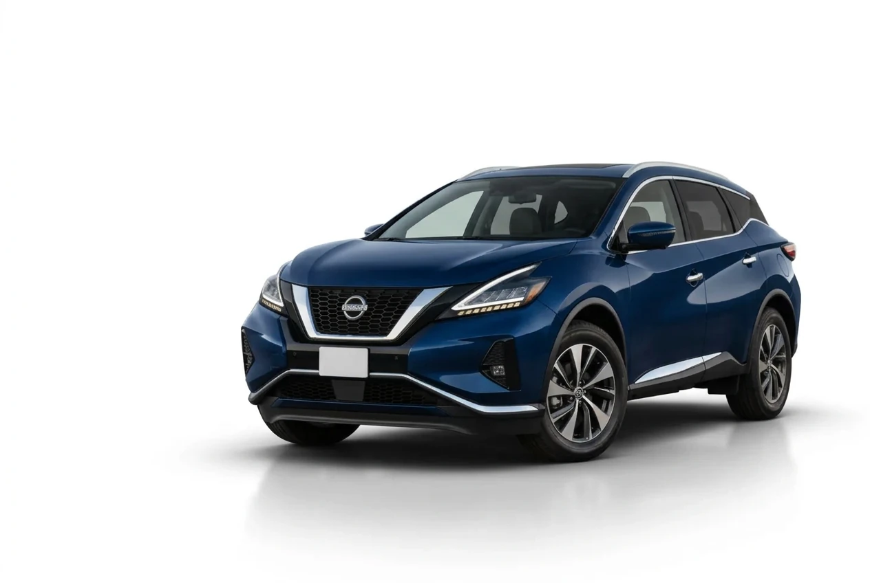 Nissan Murano on a white background