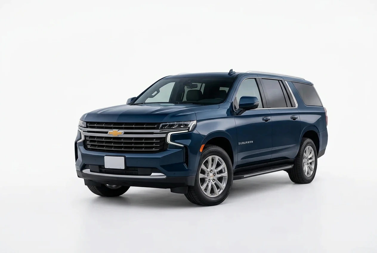 Chevrolet Suburban on a white background