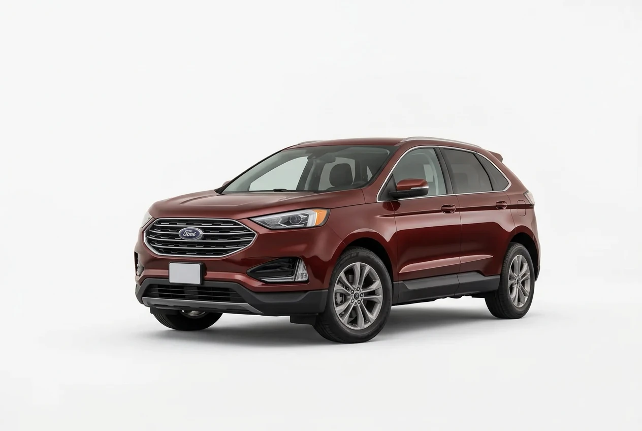 Ford Edge on a white background