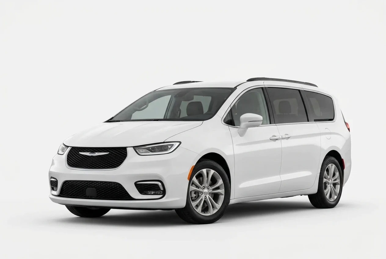Chrysler Pacifica on a white background