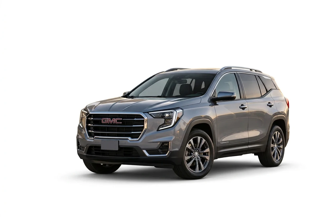 GMC Terrain on a white background